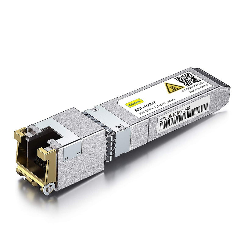 10GTEK 10GBase-T SFP+ to RJ-45 Transceiver, 10Gbe SFP+ to Copper Ethernet Module for Mellanox MFM1T02A-T-I, TP-Link TL-SM5310-T and More, RJ-45 SFP+ CAT.6a, up to 30-Meter - Image 1